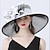 cheap Party Hats-Hats Headwear Tulle Organza Bucket Hat Sun Hat Wedding Kentucky Derby Horse Race Ladies Day Fashion Vintage Style With Bowknot Flower Headpiece Headwear