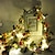 economico Luci della stringa della batteria-2m Fili luminosi 20 LED SMD 0603 1pc Bianco caldo Natale Capodanno Feste Decorativo Matrimonio Batterie AA alimentate