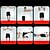 abordables Yoga y pilates-Juego de cuerdas de resistencia 11 pcs 5 bandas de ejercicio apilables Ancla de la puerta Correas de tobillo de las piernas Deportes TPE Entrenamiento de gimnasio Pilates Ejercicio y Fitness