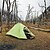 abordables Carpas, marquesinas y refugios-Naturehike 1 Persona Tienda Tiendas de Campaña para Senderismo Al aire libre Impermeable Portátil Protección solar UV Doble Capa Palo Carpa para camping para Pesca Playa Cámping Silicona 268*150*110