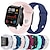 baratos Outras pulseiras de relógio-Pulseiras de Relógio para Amazfit GTS 4,4mini, 3,2,2mini, 2e, GTR 42mm, Bip U Pro, U, 3 Pro, 3, S lite, S, lite Silicone macio Substituição Alça 20mm Pulseira Esportiva Pulseira