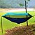 billiga Campingmöbler-Camping hängmatta med pop-up myggnät Utomhus Bärbar Solskyddskräm UV-resistent Anti-mygg Ultralätt (UL) Nylon fallskärm med karabiner och trädband för 1 - 2 personer Jakt Fiske Camping Blå Orange