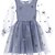 cheap Party Dresses-Kids Little Girls&#039; Dress Cartoon White Pink Gray Dresses