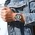 ieftine Ceasuri Quartz-ceas de cuarț curren pentru bărbați sport de lux casual militar brațe analogice calendar cronograf cronometru curea de piele impermeabilă ceas ceas masculin