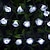 voordelige Batterij String Lights-guirlande kunstmatige bloem roos kerstverlichting boeket lichtslingers voor bruiloft valentijnsdag decoratie 1m 10leds