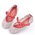 זול נעלים שטוחות לילדים-בנות שטוחות גליטרים נוחות נעלי בובה (מרי ג&#039;יין) נעליים לילדת הפרחים מיקרופייבר סנדלי קריסטל ילדים קטנים (4-7) פעוטות (שנתיים עד 4) ורוד כסף אדום קיץ