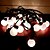 abordables Guirlandes Lumineuses LED-5m Guirlandes Lumineuses 20 LED EL 1pc Blanc Chaud La Saint-Valentin Noël Soirée Décorative Mariage 220 V