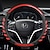 cheap Steering Wheel Covers-Honda fashion Car Steering Wheel Covers PU Leather 15inches Breathable Anti Slip For universal Four Seasons Auto Accessories