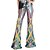 cheap Historical &amp; Vintage Costumes-Hippie Disco Vintage 1960s Boho Pants Flowy Pants Women&#039;s Sequins Sequin Costume Rainbow Vintage Cosplay Party