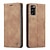 billiga Samsung-fall-telefon fodral Till Samsung Galaxy Plånboksfodral S20 Plus S20 Ultra S20 Plånbok Korthållare med stativ Solid färg TPU PU läder