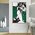 cheap Abstract Paintings-Oil Painting Hand Painted Vertical Abstract Pop Art Modern Stretched Canvas