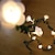 tanie Taśmy świetlne LED-6M Sztuczne Rośliny Łańcuch świetlny LED Creeper Zielony Liść Bluszcz Winorośli Na Walentynki Domowa Dekoracja Ślubna Lampa DIY Wiszące Oświetlenie Ogrodowe Zasilane przez AA opakowanie na baterie 1
