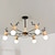 abordables Lámparas de araña-80 cm araña de diseño sputnik acabados pintados de metal estilo nórdico contemporáneo 220-240v