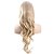 cheap Synthetic Trendy Wigs-Cosplay Costume Wig Synthetic Wig Curly Body Wave Asymmetrical Wig Long Light Blonde Synthetic Hair 34 inch Women‘s Best Quality Blonde