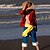 رخيصةأون أزياء تنكرية أنيمي-مستوحاة من One Piece Monkey D. Luffy أنيمي أزياء Cosplay ياباني الدعاوى تأثيري N / A(أمريكا الشمالية) بلايز حزام شورت من أجل رجالي نسائي