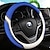 cheap Steering Wheel Covers-Universal Car Steering Wheel Cover Artificial PU Leather Comfortable Non-slip Automobile Steering-Wheel Cover