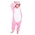 abordables Pyjamas Kigurumi-Enfant Pyjamas Kigurumi Porcelet / Cochon Combinaison de Pyjamas Polaire Rose Cosplay Pour Garçons et filles Pyjamas Animale Dessin animé Fête / Célébration Les costumes