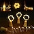abordables Guirlandes Lumineuses LED-guirlande solaire extérieure jardin lumineux bouchon de bouteille solaire guirlande de liège lumières de vin cuivre 2m 20leds guirlande lumineuse 10pcs lampes de fée décoration de fête de banquet