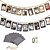 cheap LED String Lights-10PCS DIY Photo Frame Wooden Clip Paper Picture Holder Wall Decoration For Wedding Graduation Party Photo Booth Props with 30 Led Light String