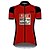 cheap Men&#039;s Clothing Sets-21Grams® Women&#039;s Short Sleeve Cycling Jersey with Shorts Summer Spandex Polyester Black / Red Patchwork Solid Color Bike Clothing Suit 3D Pad Breathable Ultraviolet Resistant Quick Dry Back Pocket