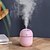 cheap Humidifiers &amp; Dehumidifiers-Ultrasonic Mini Air Humidifier 200ML Aroma Essential Oil Diffuser for Home Car USB Fogger Mist Maker with LED Night Lamp
