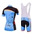 cheap Women&#039;s Clothing Sets-Malciklo Women&#039;s Short Sleeve Cycling Jersey with Shorts Mint Green Green / Black Floral Botanical Bike Jersey Bib Tights Padded Shorts / Chamois Breathable Quick Dry Anatomic Design Ultraviolet