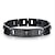 abordables Bracelets-Chaînes Bracelets Homme Classique Acier au titane Croix à la mode Bracelet Bijoux Noir Rond pour Cadeau Festival
