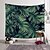 cheap Landscape Tapestry-Tropical Plant Large Tapestry Wall Hanging Polyester Thin Bohemia Cactus Banana Leaf Print Tapestry Beach Towel Cushion