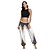cheap Exercise, Fitness &amp; Yoga-Women&#039;s Yoga Pants Quick Dry Lightweight Side Pockets Harem Smocked Waist Belly Dance Fitness High Waist Bohemian Hippie Boho Bloomers Light Purple Pink Jade Sports Activewear Loose Stretchy