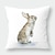cheap Throw Pillows &amp; Covers-Set of 1 Easter Cartoon Rabbit Pillow Case Digital Print Sofa cushion pillow case