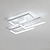 levne Stmívatelná stropní světla-60 cm LED stropní světlo zapuštěná světla hliníkové lakované povrchy moderní 110-120v 220-240v / ce certifikované pouze stmívatelné pomocí dálkového ovládání