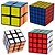 abordables Cubes Magiques-ensemble de cubes de vitesse 4 pcs cube magique iq cube 2*2*2 3*3*3 4*4*4 cube magique anti-stress puzzle cube niveau professionnel vitesse classique&amp;amp; intemporelcadeau jouet adulte / 14 ans+