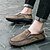 cheap Men&#039;s Boat Shoes-Men&#039;s Boat Shoes Casual Vintage Outdoor Walking Shoes Microfiber Breathable Non-slipping Shock Absorbing Black Khaki Brown Fall Spring &amp; Summer