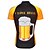baratos Camisolas masculinas-21Grams Homens Camisa para Ciclismo Manga Curta Moto Blusas com 3 bolsos traseiros Ciclismo de Montanha Ciclismo de Estrada Resistente a UV Respirável Secagem Rápida Pavio Humido Preto Amarelo Verde