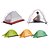 abordables Carpas, marquesinas y refugios-Naturehike 1 Persona Tienda Tiendas de Campaña para Senderismo Al aire libre Impermeable Portátil Protección solar UV Doble Capa Palo Carpa para camping para Pesca Playa Cámping Silicona 268*150*110