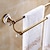 hesapli Havlu Çubukları-çok işlevli havlu çubuğu antika pirinç kristal ve banyo için seramik 2-kule çubuğu 1 adet