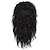 abordables Pelucas hombre-peluca de cosplay peluca sintética rizado rizado suelto peluca asimétrica pelo sintético negro largo 20 pulgadas negro de hombre