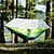billige Campingmøbler-Camping-hængekøje med myggenet Udendørs Bærbar Åndbart Anti-myg Ultra Lys (Ul) Modstandsdygtighed Nylon faldskærm med karabiner og træstropper til 2 personer Jagt Fiskeri Cykling / Cykel Hvid Blå Gul