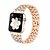 זול להקות Smartwatch-רצועת צמיד מתכת יהלום מלאה ויוקרתית לסדרת שעון תפוח 1/2/3 38/40 מ&quot;מ להקת אופנה עבור iwatch 4 5 להקות 42/44 מ&quot;מ
