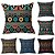 cheap Throw Pillows &amp; Covers-Set of 6 Throw Pillow Simple Classic 45*45 cm Cushion Vintage Circle Cover Sofa Home Decor Throw Pillow Case