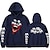 billige Cosplay-animehættetrøjer-Joker Joker Cosplay kostume Hattetrøje T-shirt Trykt mønster 3D Printer Til Herre Dame Voksne Tilbage til Skole