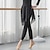 お買い得  バレエダンスウェア-通気性の高いバレエパンツ スプリットジョイント 女性用トレーニングパフォーマンス ハイモーダルシフォン