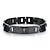 cheap Bracelets-Men&#039;s Chain Bracelet Classic Cross Stylish Titanium Steel Bracelet Jewelry Black For Gift Festival