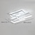 tanie Ściemnialne lampy sufitowe-60 cm oświetlenie sufitowe led światła do montażu podtynkowego aluminiowe wykończenie lakierowane nowoczesne 110-120v 220-240v / ce certyfikowane tylko ściemnianie za pomocą pilota