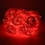 preiswerte Batterie-Lichterketten-Girlande Kunstblume Rose Lichterkette Blumenstrauß Lichterkette für Hochzeit Valentinstag Dekoration 1m 10leds
