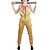 preiswerte Kostüme aus Film und Fernsehen-Harley Quinn Clownsmaske Austattungen Damen Film Cosplay Cosplay Golden Weihnachten Halloween Karneval Terylen / Ärmellos