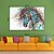 cheap Abstract Paintings-Hand Painted Canvas Oilpainting Abstract Horse Home Decoration with Frame Painting Ready to Hang