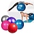 Недорогие Йога и пилатес-Мяч для упражнений Мяч для фитнеса с ножным насосом Профессиональный очень толстый противоскользящий прочный пвх опора 500 кг физиотерапия тренировка баланса облегчение для домашних тренировок йога фитнес