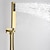cheap Rough-in Valve Shower System-Shower Faucet,8 Inch Gold Shower Faucets Sets Complete with Stainless Steel Shower Head, Solid Brass Handshower, and Rotary Nozzle Wall Mounted Installation Rainfall Shower Head System