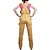 preiswerte Kostüme aus Film und Fernsehen-Harley Quinn Clownsmaske Austattungen Damen Film Cosplay Cosplay Golden Weihnachten Halloween Karneval Terylen / Ärmellos